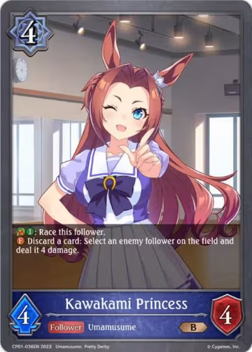 Kawakami Princess (CP01-036EN), Umamusume: Pretty Derby — Shadowverse card price