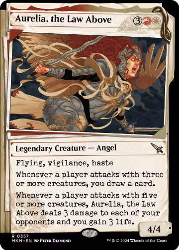 Aurelia, the Law Above (Showcase) (0357) (357), Murders at Karlov Manor — Magic card price