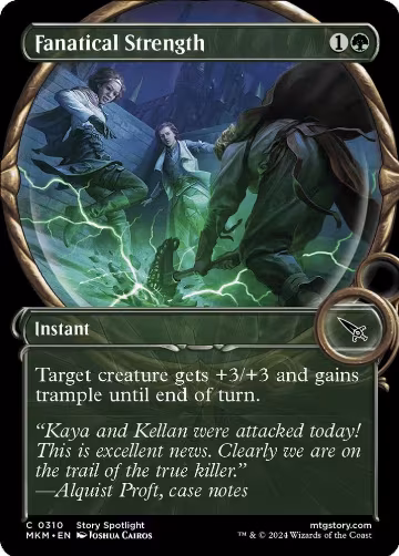 Fanatical Strength (Showcase) (310), Murders at Karlov Manor — Magic card price