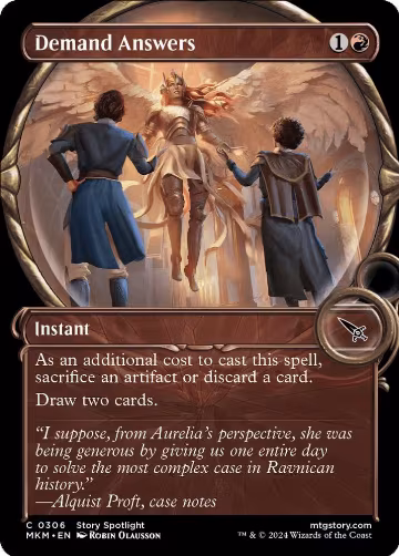 Demand Answers (Showcase) (306), Murders at Karlov Manor — Magic card price