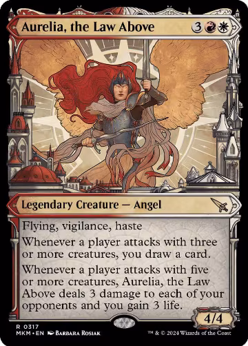 Aurelia, the Law Above (Showcase) (0317) (317), Murders at Karlov Manor — Magic card price