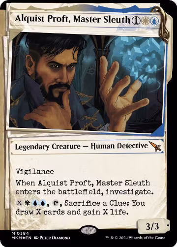 Alquist Proft, Master Sleuth (Showcase) (Invisible Ink) (384), Murders at Karlov Manor — Magic card price