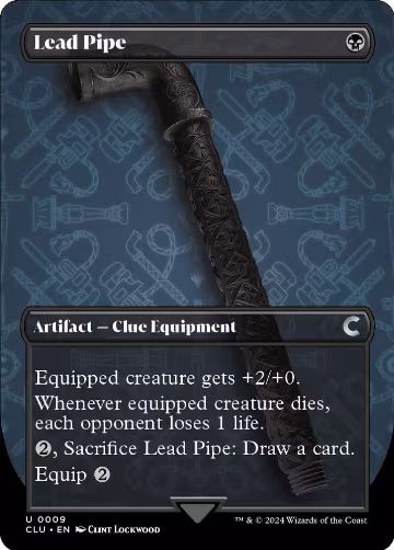 Lead Pipe (Borderless) (9), Ravnica: Clue Edition — Magic card price