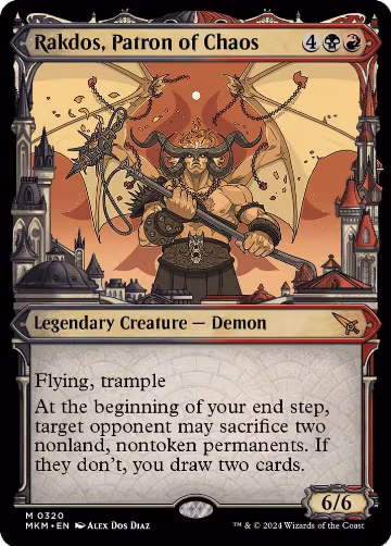 Rakdos, Patron of Chaos (Showcase) (0320) (320), Murders at Karlov Manor — Magic card price