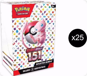 151 Booster Bundle Bulk Case, Scarlet & Violet 151 — Pokémon sealed product price