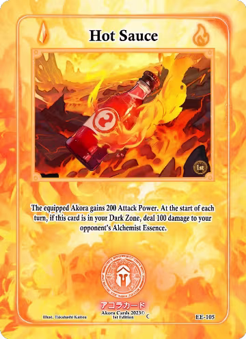Hot Sauce (EE-105), Eternal Echoes [1st Edition] — Akora card price