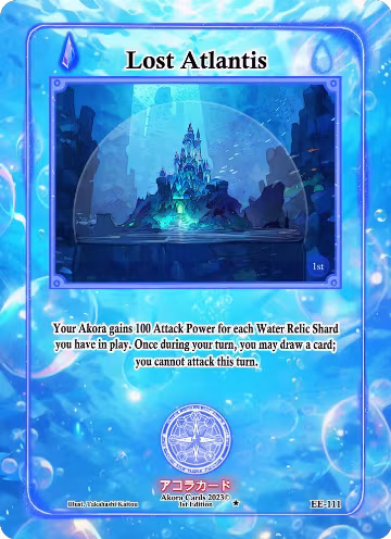 Lost Atlantis (EE-111), Eternal Echoes [1st Edition] — Akora card price
