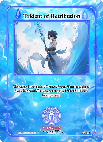 Trident of Retribution (EE-114), Eternal Echoes [1st Edition] — Akora card price