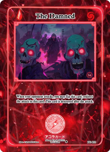 The Damned (EE-072), Eternal Echoes [1st Edition] — Akora card price