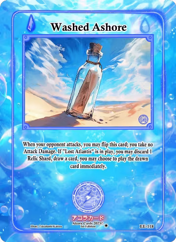 Washed Ashore (EE-118), Eternal Echoes [1st Edition] — Akora card price