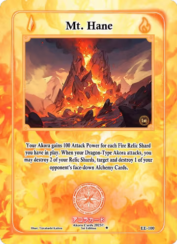 Mt. Hane (EE-100), Eternal Echoes [1st Edition] — Akora card price