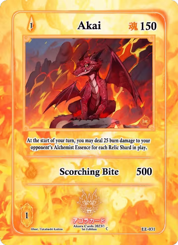 Akai (EE-031), Eternal Echoes [1st Edition] — Akora card price