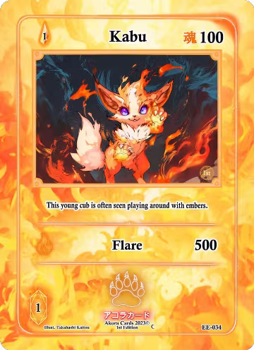 Kabu (EE-034), Eternal Echoes [1st Edition] — Akora card price