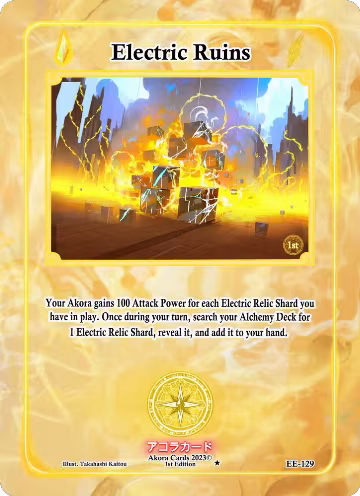 Electric Ruins (EE-129), Eternal Echoes [1st Edition] — Akora card price