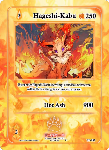 Hageshi-Kabu (EE-035), Eternal Echoes [1st Edition] — Akora card price