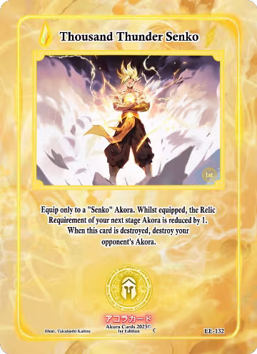 Thousand Thunder Senko (EE-132), Eternal Echoes [1st Edition] — Akora card price