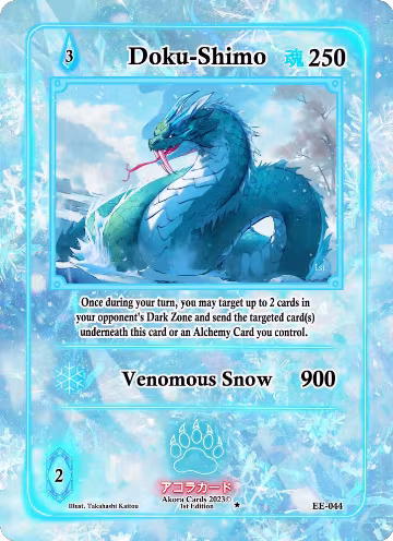 Doku-Shimo (EE-044), Eternal Echoes [1st Edition] — Akora card price