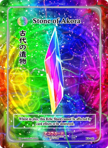 Stone of Akora (EE-163), Eternal Echoes [1st Edition] — Akora card price