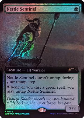Nettle Sentinel (Extended Art) (773), Secret Lair Drop Series — Magic card price