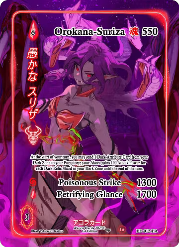Orokana-Suriza (Full Art) (EE-012-FA), Eternal Echoes [1st Edition] — Akora card price