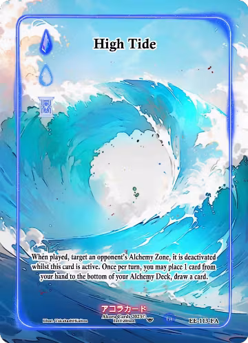High Tide (Full Art) (EE-113-FA), Eternal Echoes [1st Edition] — Akora card price