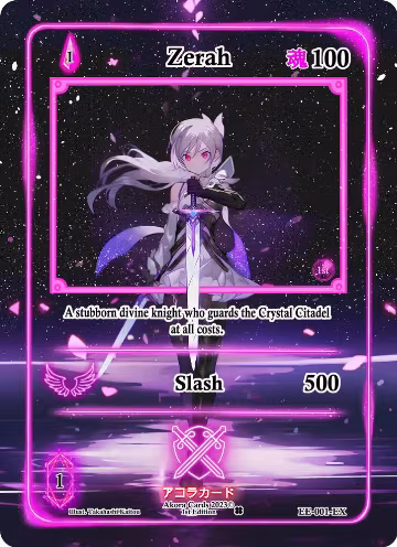 Zerah (Extended Art) (EE-001-EX), Eternal Echoes [1st Edition] — Akora card price