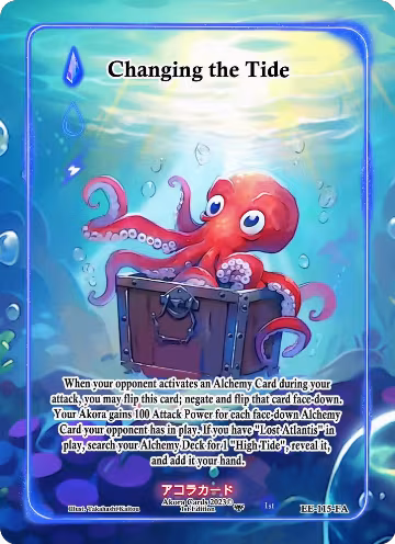 Changing the Tide (Full Art) (EE-115-FA), Eternal Echoes [1st Edition] — Akora card price