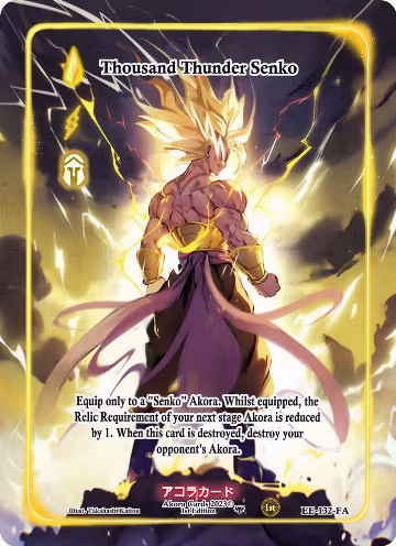Thousand Thunder Senko (Full Art) (EE-132-FA), Eternal Echoes [1st Edition] — Akora card price