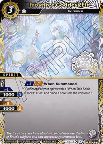 Frosttree Goddess Eir (Finalist Card Set Vol. 3) (ST03-011), Launch & Event Promos — Battle Spirits card price