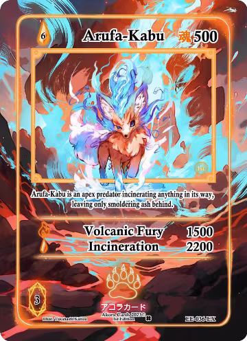 Arufa-Kabu (Extended Art) (EE-036-EX), Eternal Echoes [1st Edition] — Akora card price