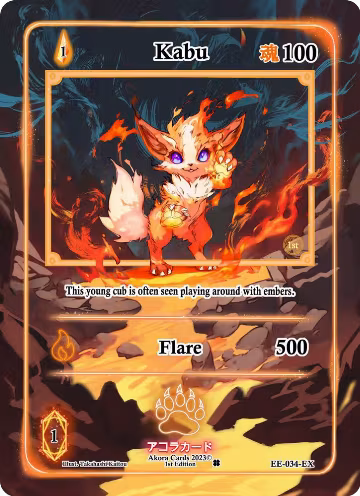 Kabu (Extended Art) (EE-034-EX), Eternal Echoes [1st Edition] — Akora card price