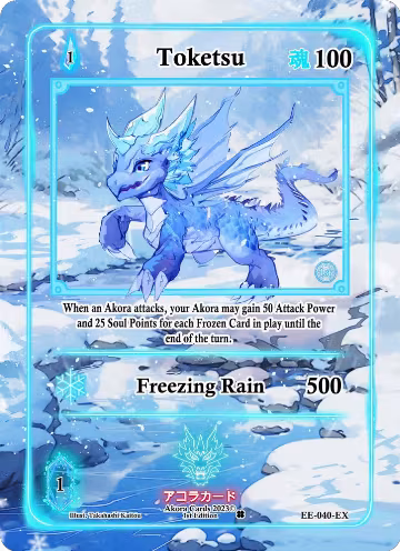 Toketsu (Extended Art) (EE-040-EX), Eternal Echoes [1st Edition] — Akora card price