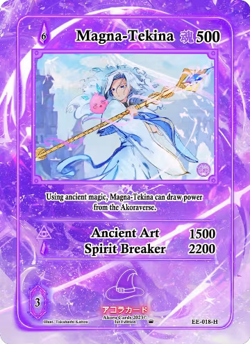 Magna-Tekina (Holo) (EE-018-H), Eternal Echoes [1st Edition] — Akora card price