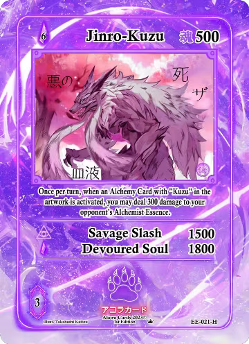 Jinro-Kuzu (Holo) (EE-021-H), Eternal Echoes [1st Edition] — Akora card price