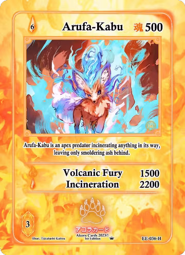 Arufa-Kabu (Holo) (EE-036-H), Eternal Echoes [1st Edition] — Akora card price
