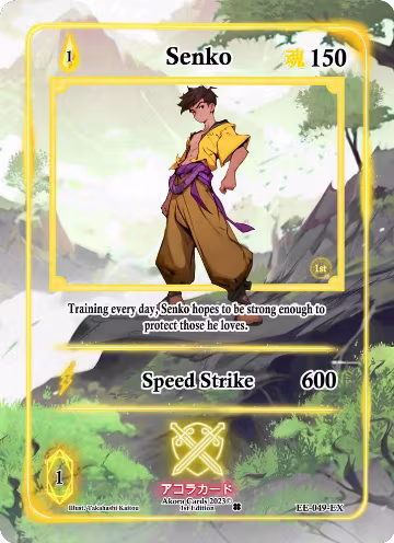 Senko (Extended Art) (EE-049-EX), Eternal Echoes [1st Edition] — Akora card price
