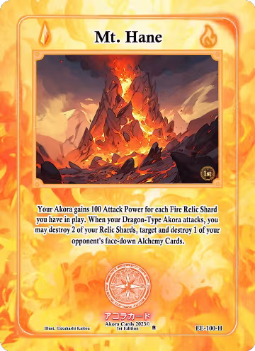 Mt. Hane (Holo) (EE-100-H), Eternal Echoes [1st Edition] — Akora card price