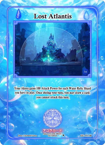 Lost Atlantis (Holo) (EE-111-H), Eternal Echoes [1st Edition] — Akora card price