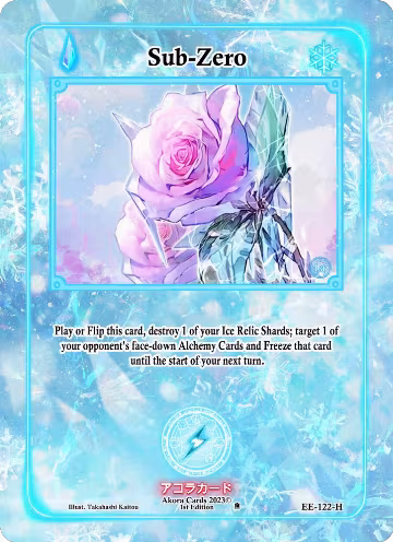 Sub-Zero (Holo) (EE-122-H), Eternal Echoes [1st Edition] — Akora card price