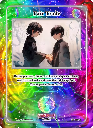 Fair Trade (Holo) (EE-160-H), Eternal Echoes [1st Edition] — Akora card price