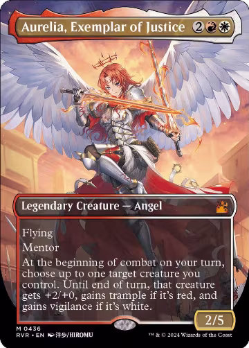 Aurelia, Exemplar of Justice (Anime Borderless) (436), Ravnica Remastered — Magic card price