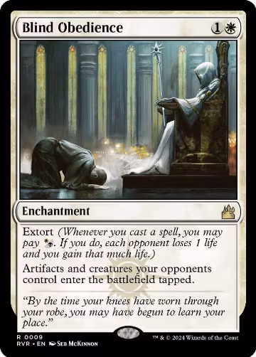 Blind Obedience (9), Ravnica Remastered — Magic card price
