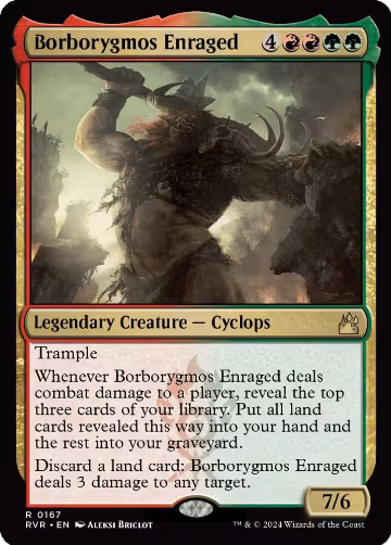 Borborygmos Enraged (167), Ravnica Remastered — Magic card price