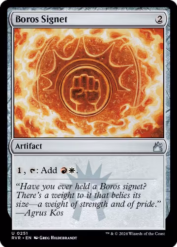 Boros Signet (251), Ravnica Remastered — Magic card price