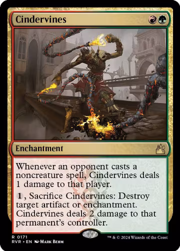 Cindervines (171), Ravnica Remastered — Magic card price