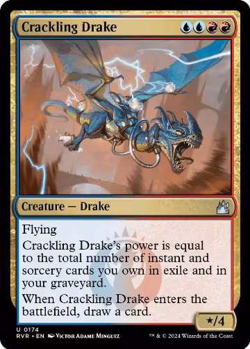 Crackling Drake (174), Ravnica Remastered — Magic card price
