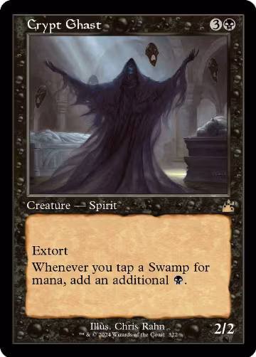 Crypt Ghast (Retro Frame) (322), Ravnica Remastered — Magic card price