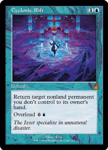 Cyclonic Rift (Retro Frame) (313), Ravnica Remastered — Magic card price