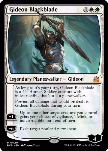 Gideon Blackblade (20), Ravnica Remastered — Magic card price