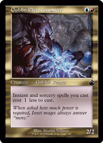 Goblin Electromancer (Retro Frame) (367), Ravnica Remastered — Magic card price